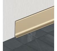 Plinthe à peindre, Moulure de plinthe en aluminium 10 cm x 1 m multicolore paquet 5 à 20 pièces(Gold,10cmx5psc)