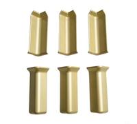 Plinthe ABS Blocs 10 cm Finition résistante à l'usure Plinthe ABS (L | Convient aux plinthes de 10 cm, 3 coins intérieurs et 3 coins extérieurs, auto-arrière, installation rapide