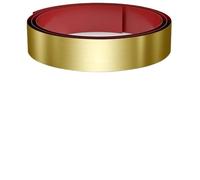 Plinthe Acier Inoxydable AdhéSif, Couvre-pied Acier Inoxydable,Plaque Plinthe 4" X 102",Protection Autocollante For Bas Porte,Îlot Cuisine,Armoire,Placard (nickel Brossé)(Gold)
