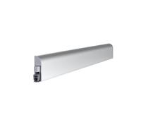 Plinthe acoustique thermique automatique en applique 930mm Inox