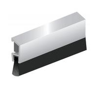 Plinthe aluminium avec brosse - 1 m - Bas de porte - IDS-B - Ellen