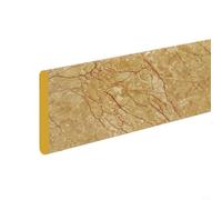 Plinthe autocollante épaisse de 5 mm x 2 m (doré) | 2 m de long, 8 cm de large, 5 mm d'épaisseur, protection anti-collision, dos automatique, facile à couper