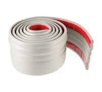 Plinthe Autocollante Flexible, Moulure Adhésive Murale, 2 Mètres | Nbr, Étanche et Facile à Poser, Finition de Joint au Sol, Usage Salle de Bain