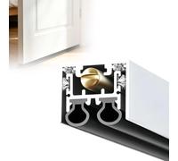plinthe automatique bas porte Balayage De Porte Anti-poussière Pour Le Bas De La Porte, Joint D'étanchéité De Porte À Ressort Pour Studio D'enregistrement/espaces Privés(3 PCS)