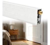 plinthe automatique bas porte Longueur 30 80 100 120 150 Cm Bloqueur Son Sous La Porte, Joint D'étanchéité À Ressort Pour Portes, Coupe-froid Automatique Caché Pour Porte(L 60 cm)