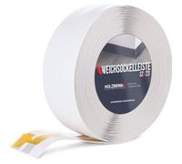 HOLZBRINK Plinthe souple autoadhésive 32x23mm, 5 m | Plinthe PVC pour finition plan de travail, meubles cuisine | Lame PVC adhesive | Couleur : blanc