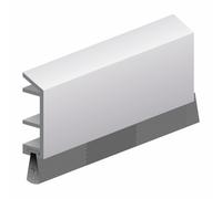 Plinthe de bas de porte à brosse - support PVC - 3 m - blanc - PDS - B ELLEN