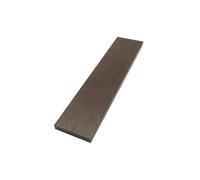 Plinthe de finition composite coextrudé Chêne foncé, ep.10 mm, l.52 mm, L.200 cm
