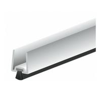 Plinthe de porte en verre - profilé à brosse - verre 10 mm - GDP ELLEN