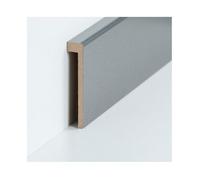 Plinthe de recouvrement de carrelage MDF jusqu'à 85 mm Acier inoxydable Plinthe by PROVISTON