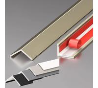 Plinthe de sol, longueur 1 mètre, protection d'angle murale domestique résistante aux chocs, dissimule les dommages et s'adapte aux bords des murs/portes/fenêtres.(F,W-40MM)