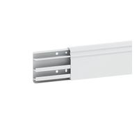 Plinthe électrique Belle Epoque blanche en PVC GGK 20mm x 80mm x 1500mm, 4 pièces