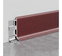 Plinthe En Aluminium, 125 Cm* 4 Pièces Profilé Pour Transitions Élégantes Entre Les Murs Et Les Sols Dans Les Espaces De Vie Et Les Bureaux(A)