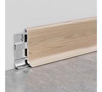 Plinthe En Aluminium, 125 Cm* 4 Pièces Profilé Pour Transitions Élégantes Entre Les Murs Et Les Sols Dans Les Espaces De Vie Et Les Bureaux(D)