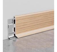 Plinthe En Aluminium, 125 Cm* 4 Pièces Profilé Pour Transitions Élégantes Entre Les Murs Et Les Sols Dans Les Espaces De Vie Et Les Bureaux(C)