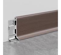 Plinthe En Aluminium, 125 Cm* 4 Pièces Profilé Pour Transitions Élégantes Entre Les Murs Et Les Sols Dans Les Espaces De Vie Et Les Bureaux(E)