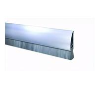 Plinthe en applique de bas de porte - support PVC/inox - 1 m - PDS ELLEN