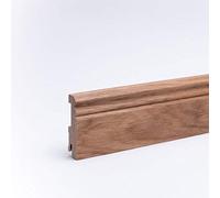 Plinthe en bois massif - Profil Berlin 80 mm - Chêne - Plinthe en bois véritable - 80 x 20 x 2400 mm huilé