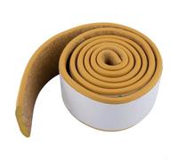 Plinthe en marbre épais avec bande anti-collision pour tuyau de gaz, couverture décorative et protection d'angle murale, 8 cm x 200 cm (texture dorée)