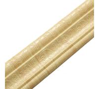 Plinthe en mousse 3D autocollante | Autocollant XPE gaufré pour plinthe pour décoration d'intérieur | Cadre de porte | Escalier | Fond TV | Bricolage pour bordure de bord de 230 cm (pin)