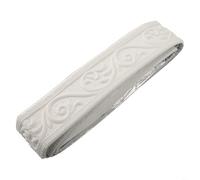 Plinthe en mousse 3D, moulage auto-mural, plinthe imperméable, autocollant de bordure murale, bande décorative en mousse XPE, protection d'angle pour murs, peler et (blanc)