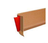 Plinthe en PVC souple 5 m pour jardin 10 cm étanche pour un endroit simple en plastique et à la maison pour couper X Compatible avec panneau mural et F (jaune)