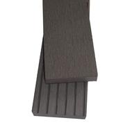 Plinthe finition terrasse bois composite (Qualita) - L: 200 cm - l: 5.5 cm - E: 1 cm - Gris carbone