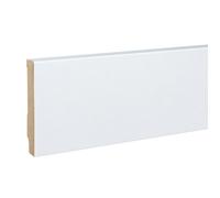 Plinthe MDF 13 x 80 x 2500 mm âme MDF pelliculée Plinthe blanche by PROVISTON