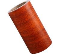 Plinthe Moulure Peler Et Coller PVC Auto-adhésif Papier Peint Bordure Panneau Garniture Moulure Autocollant 7,87 Pouces X 16,40 Pieds, 29 Merbau