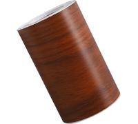 Plinthe Moulure Peler Et Coller PVC Auto-adhésif Papier Peint Bordure Panneau Garniture Moulure Autocollant 7,87 Pouces X 16,40 Pieds, 19 Brown Cherry