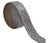 Plinthe murale 3D effet diamant 18,4 m pour maison, bureau, hôtel, décoration murale intérieure (B)