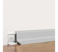 Plinthe murale en aluminium à LED, plinthe aéronautique montée surface, garniture de moulure for couvercle d'espace au sol (H3 cm/1,18 pouces, L310 cm/122 pouces)(H5cm/1.96in,L110cm/43.3in)