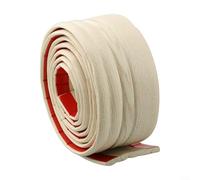Plinthe murale en mousse de 3 m avec dos automatique, bande de protection et décorative pour salles de bains, cuisines et salons (chêne blanc)