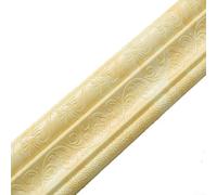 Plinthe murale en mousse gaufrée 3D avec dos automatique, autocollant XPE imperméable pour décoration de chambre, moulage mural amovible et cadre de porte (Huang Longyu)