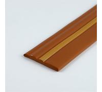Plinthe murale en vinyle, 10 cm x m, autocollante, flexible, caoutchouc, à décoller et coller(Brown Gold,10m/32.8ft)