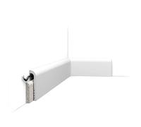 Plinthe Orac Decor SX185 LUXXUS CASCADE Plinthe Moulure décorative design moderne blanc