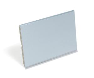 Plinthe PVC aluminium 100 mm finition anodisé satiné 3,9 ml EMUCA 8060163