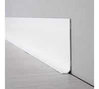 Plinthe PVC lot de 10 L100xH. 8cm Blanche
