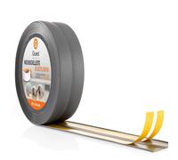 Quest Plinthe Souple Autoadhésive - 30 mm x 30 mm - Plinthe en PVC de finition pour cuisine, salle de bain - Flexible, Etanche, Décorative, Résistant aux UV - 10 mètres, Gris foncé