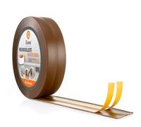 Quest Plinthe Souple Autoadhésive - 30 mm x 30 mm - Plinthe en PVC de finition pour cuisine, salle de bain - Flexible, Etanche, Décorative, Résistant aux UV - 5 mètres, Marron