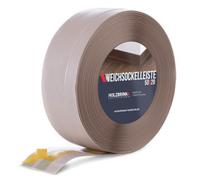 HOLZBRINK Plinthe souple autoadhésive 50x20mm, 10 m | Plinthe PVC pour finition plan de travail, sous-meubles| Cornière PVC flexible | Couleur : cappuccino
