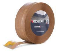 HOLZBRINK Plinthe souple autoadhésive 32x23mm, 5 m | Plinthe PVC pour finition plan de travail, meubles cuisine | Lame PVC adhesive | Couleur : chêne clair