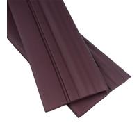 Plinthe souple auto-adhésive, décollez et collez en caoutchouc for murs, sols, comptoirs, carrelage, bande de chant cadre porte(12.5cm*1.2cm*2m)