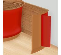 Plinthe Souple Autoadhésive, 300CM x 10CM Chêne Jaune PVC Adhesive, Plinthe Adhesive pour Cuisine et Salle de Bain, Bande Décorative Autoadhésive, Convient pour la Salle de Bain et la Cuisine