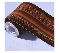 Plinthe Souple Autoadhésive, Plinthe Adhesive Autocollant de plinthes auto-adhésifs Autocollant mural Bordures Salon Cuisine Salle de bain Chambre à coucher Corner Windowsline Wallpaper 10cm * 5m(1)