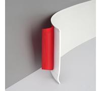 Plinthe Souple Autoadhésive Plinthe de Finition en PVC Plinthe Murale Flexibles pour Mur Sol, 5.4 cm de Largeur, 6 mètres Blanc