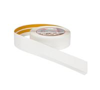 Plinthe souple autoadhésive PVC 50x20 mm - 1 mètre, Plinthe autocollante flexible - pliable, Plinthe souple premium pour revêtement de sol, Montage facile, blanc