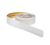 Plinthe souple autoadhésive PVC 50x20 mm - 10 mètre, Plinthe autocollante flexible - pliable, Plinthe souple premium pour revêtement de sol, Montage facile, Gris Clair