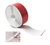 Plinthe souple autocollante 38 mm 8 m - Plinthe autocollante et plinthes en PVC flexible pour plan de travail de cuisine, salle de bain, salon - Bandes décoratives autocollantes - Blanc