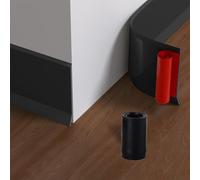 Plinthe souple autocollante en PVC pour cuisine et salle de bain, plinthes flexibles, finition autocollante, largeur 10 cm, noir, 3 m